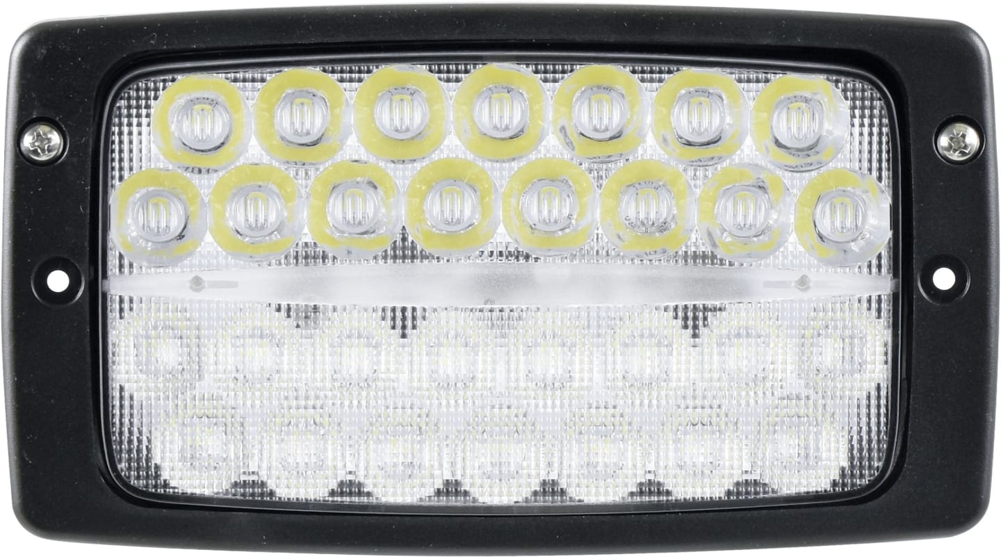 LED-Arbeitsscheinwerfer 2.700 lm/90 W, 10 – 30 V, weite Ausleuchtung, für Dacheinbau Traktor Massey Ferguson