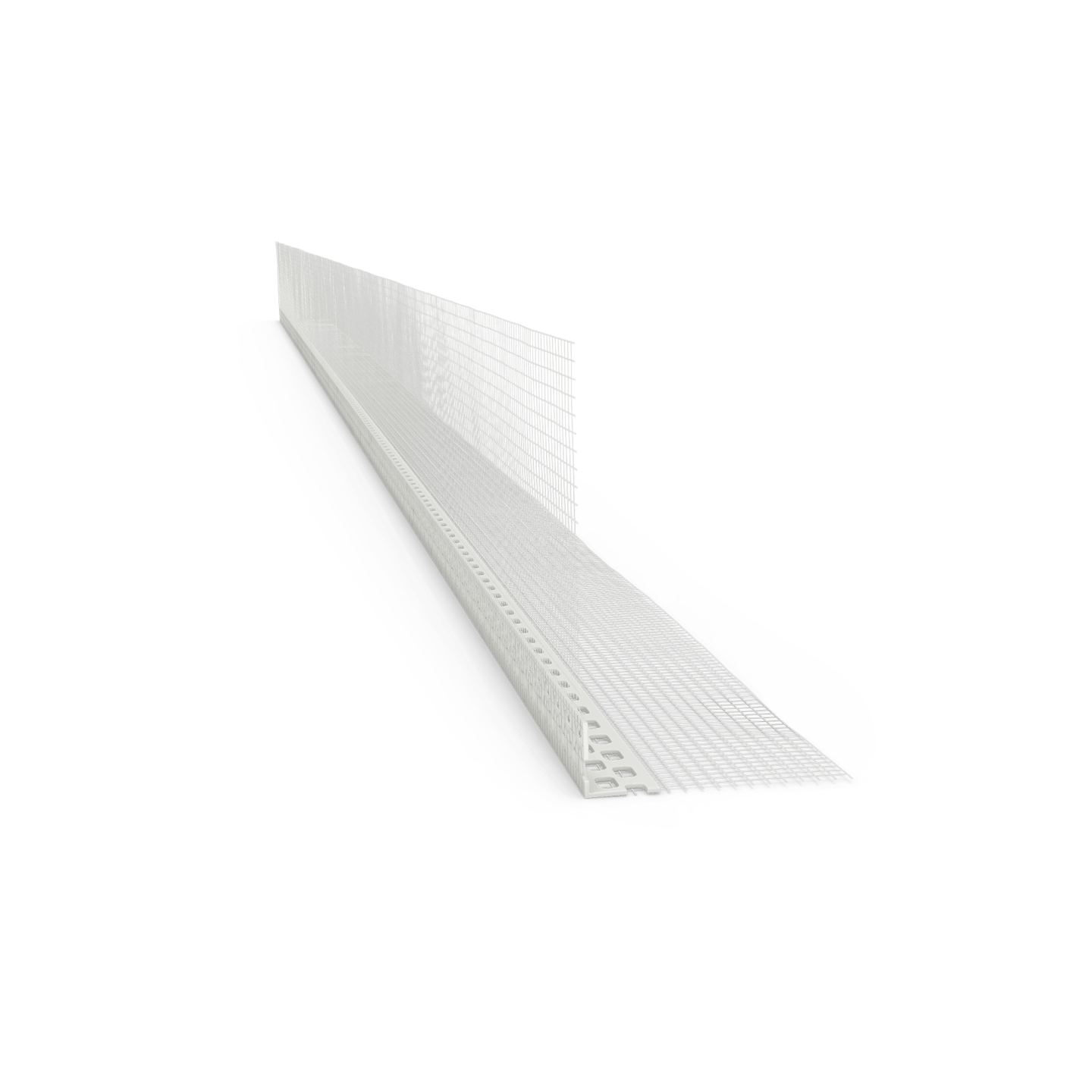 Formel-Pro Gewebeeckwinkel PVC weiß, 8 x 12 x 250 cm