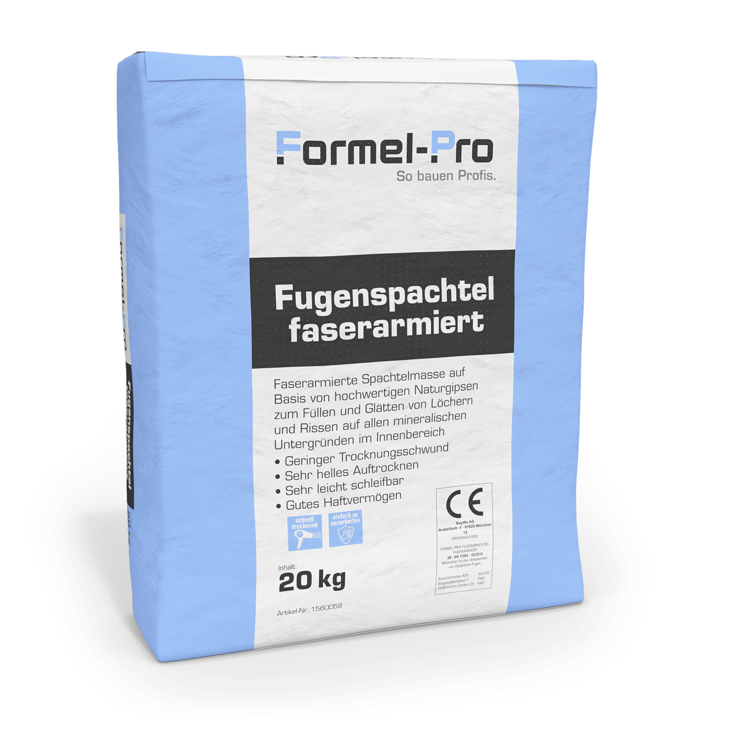 Formel-Pro Fugenspachtel faserarmiert