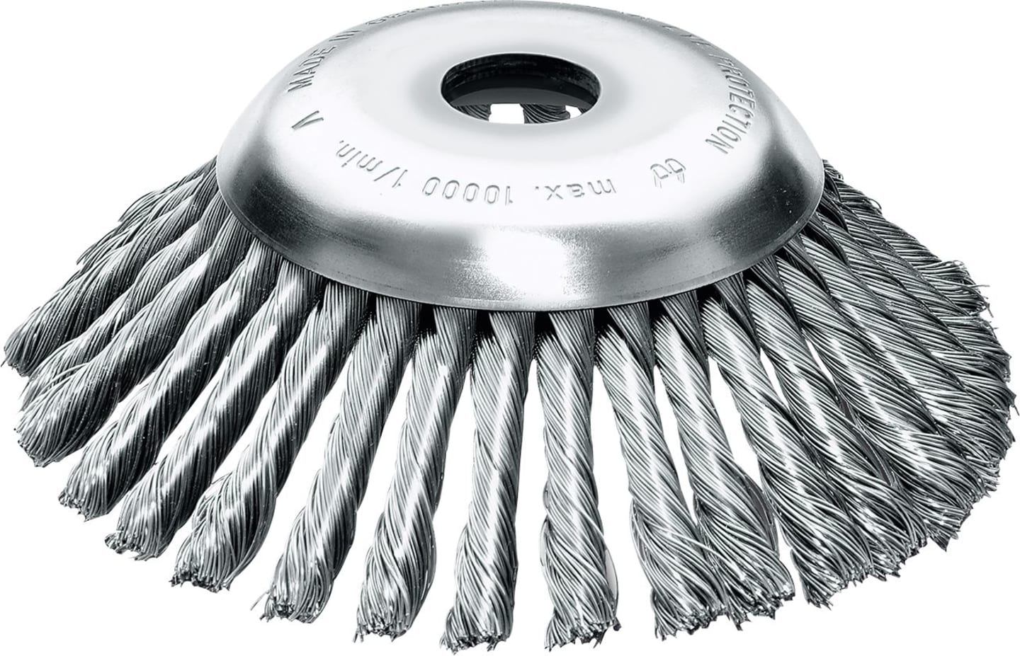 Wildkrautbürste Ø 200 mm Bohrung 25,4 mm, Stahl, für Motorsensen ab 2,5 PS