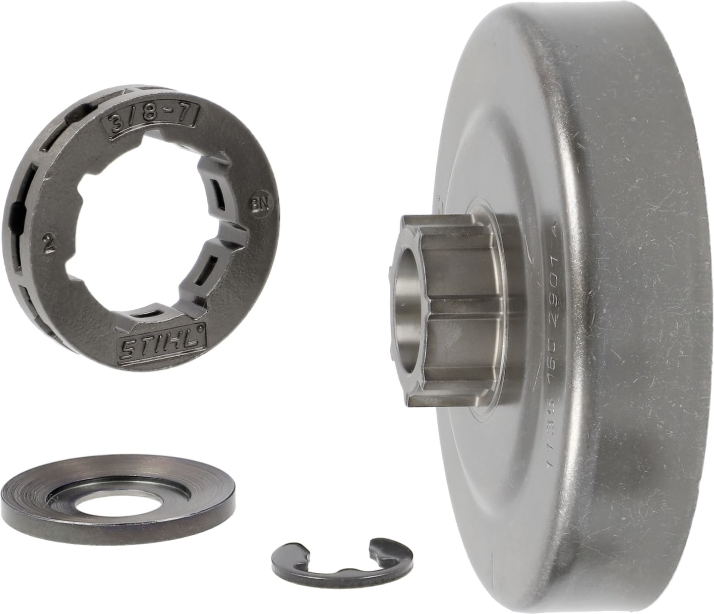 STIHL Ringkettenrad 3/8", 7 Zähne, für Kupplung; Kettensäge, 1128 007 1000