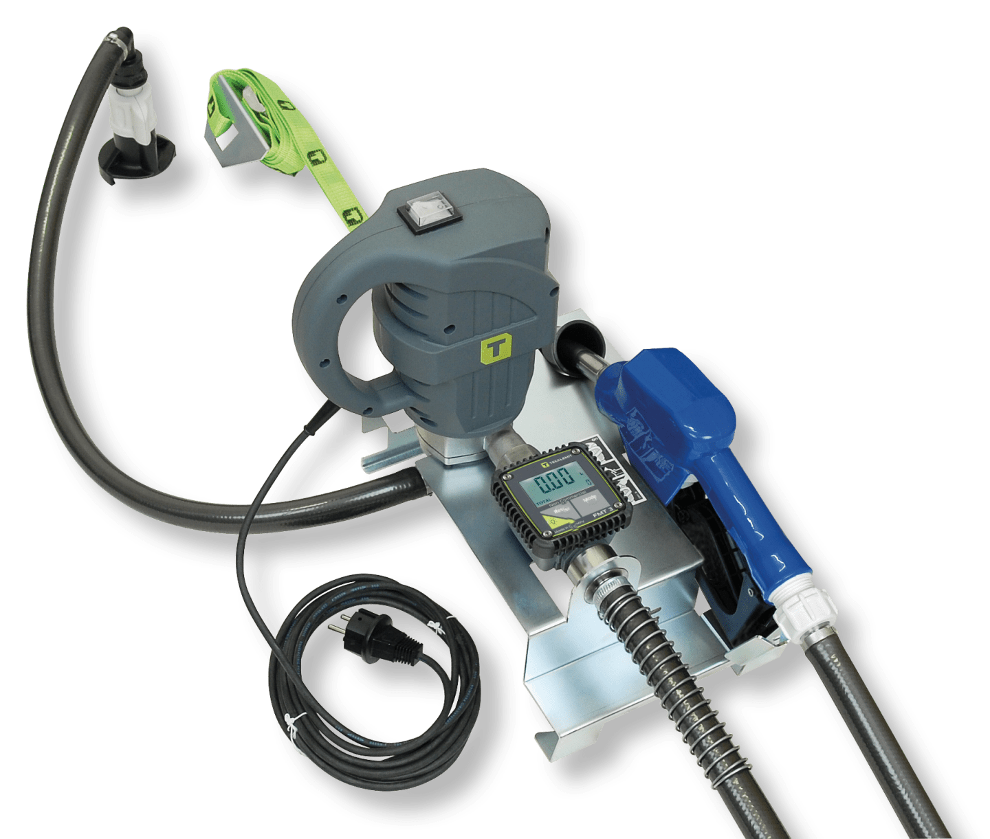TECALEMIT E-PUMPE HORNET W 85 H Inox FMT3 Standard-Konsole Adblue®Pumpe auf Montagekonsole aus Edelstahl 108601101