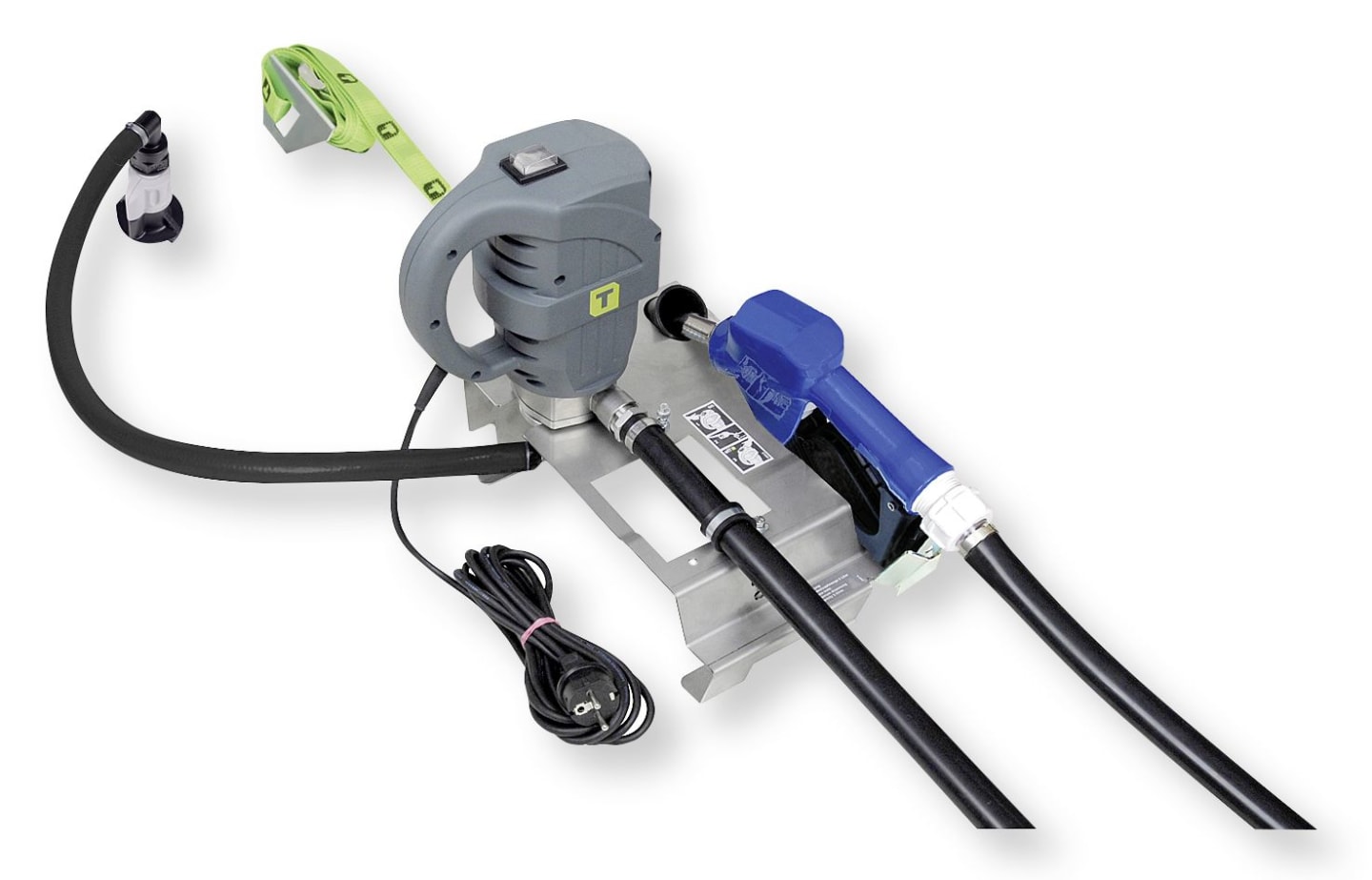 TECALEMIT E-PUMPE HORNET W85 H INOX INKL.KONSOLE+A Selbstansaugende Hybridpumpe auf Standardkonsole für AdBlue® 108600100