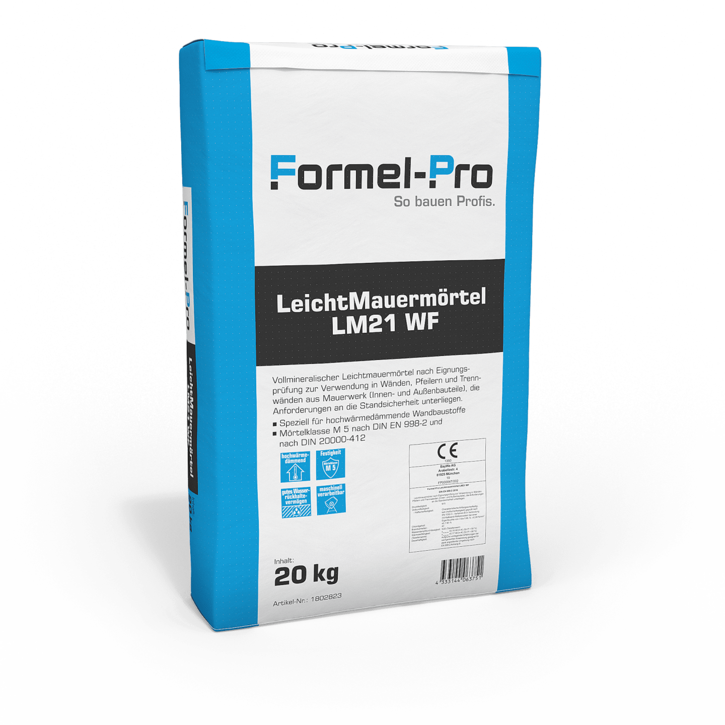 Formel-Pro Leichtmauermörtel LM 21 WF