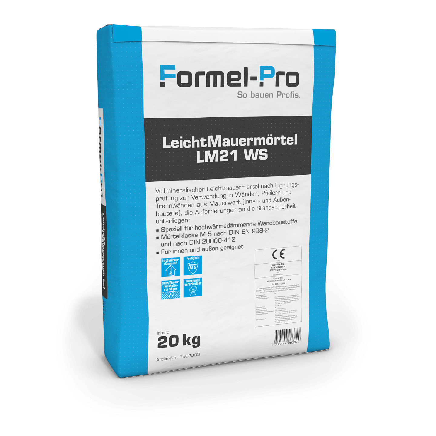 Formel-Pro Leichtmauermörtel LM 21 WS