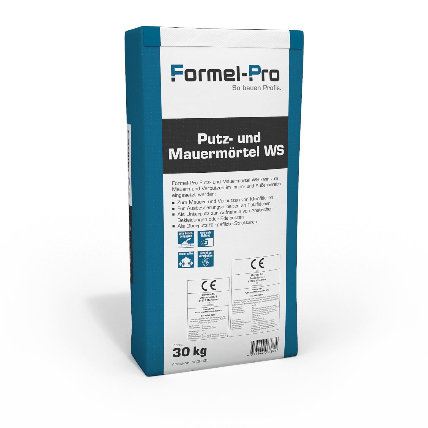 Formel-Pro Putz- und Mauermörtel WS