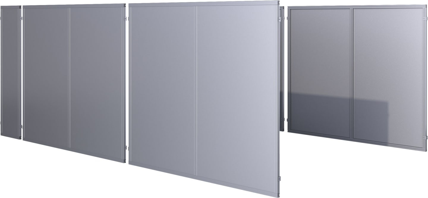 KGT Seitenelement AVB groß silber; metallic