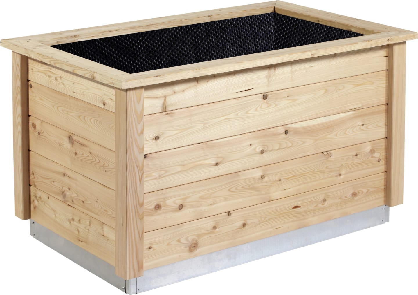 KGT Holz-Hochbeet Woody 0,8 x 1,27 x 0,74 m Typ Woody Light natur Füllmenge 530 l