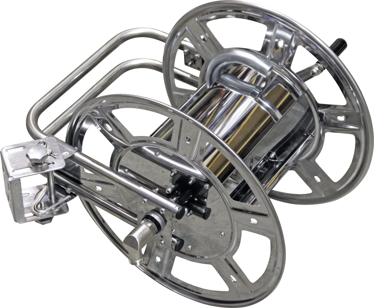 Sirocco® Schlauchaufroller für 50 m Gartenschlauch 3/4", Edelstahl A2, 070 42290