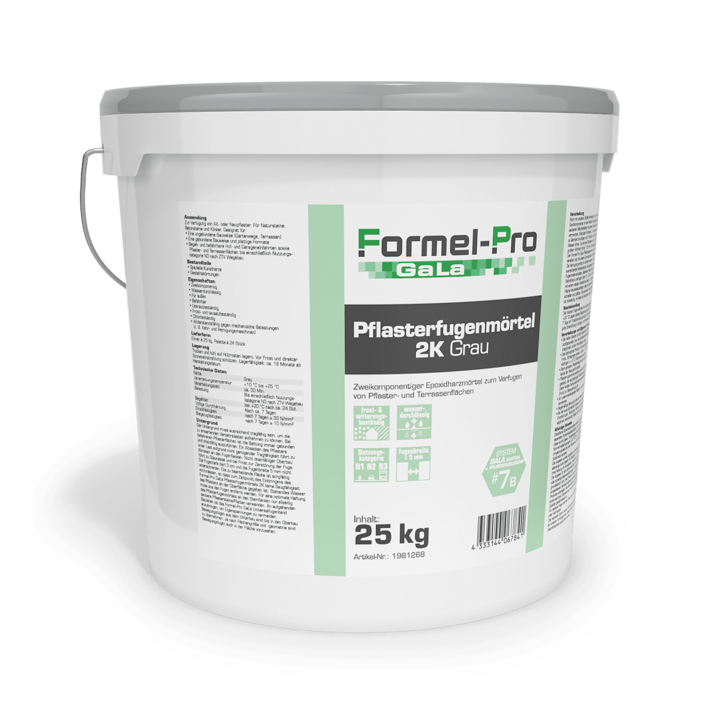 Formel-Pro GaLa Pflasterfugenmörtel 2K grau