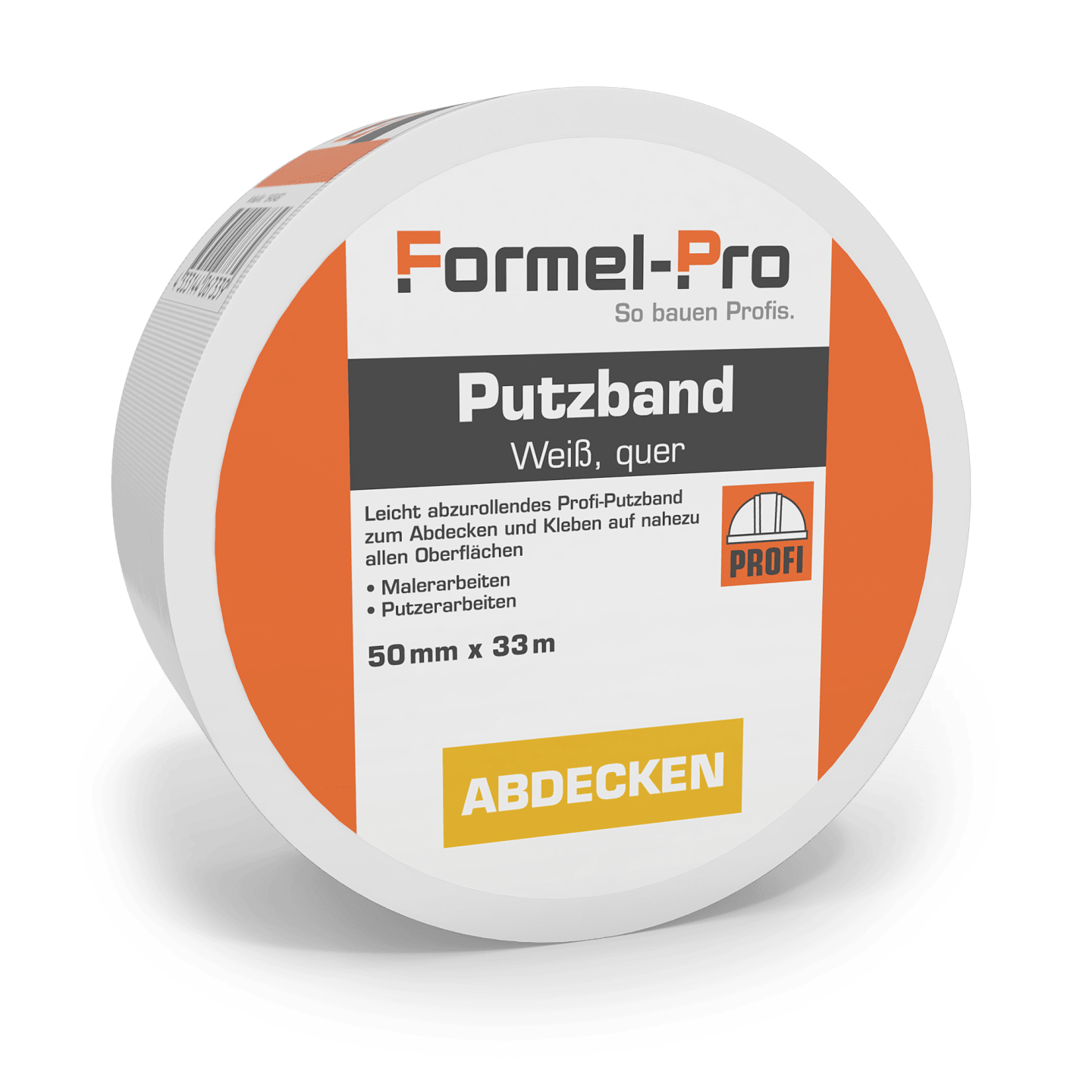 Formel-Pro Putzband Weiß, quer 50 mm x 33 m