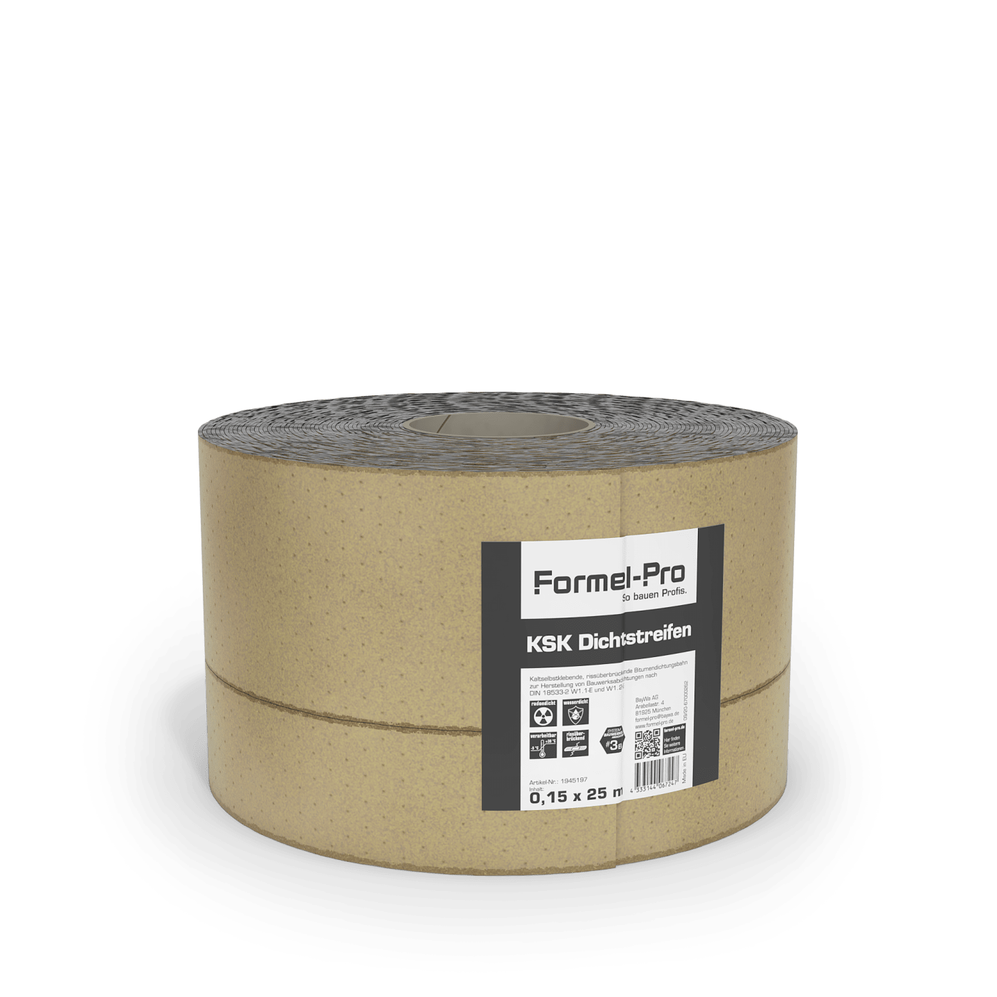 Formel-Pro KSK Dichtstreifen 0,15 x 25 m