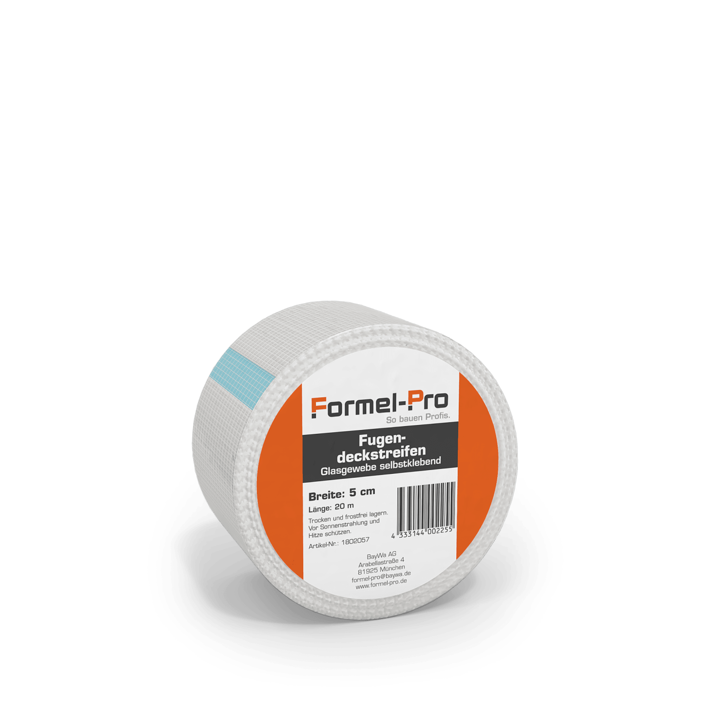 Formel-Pro Fugendeckstreifen Glasgewebe selbstklebend 5 cm x 20 m