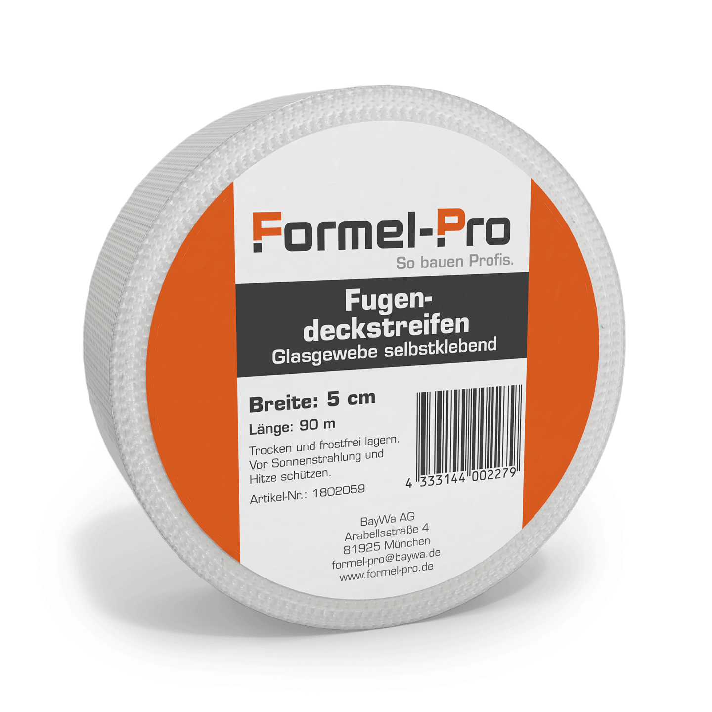 Formel-Pro Fugendeckstreifen Glasgewebe selbstklebend 5 cm x 45 m