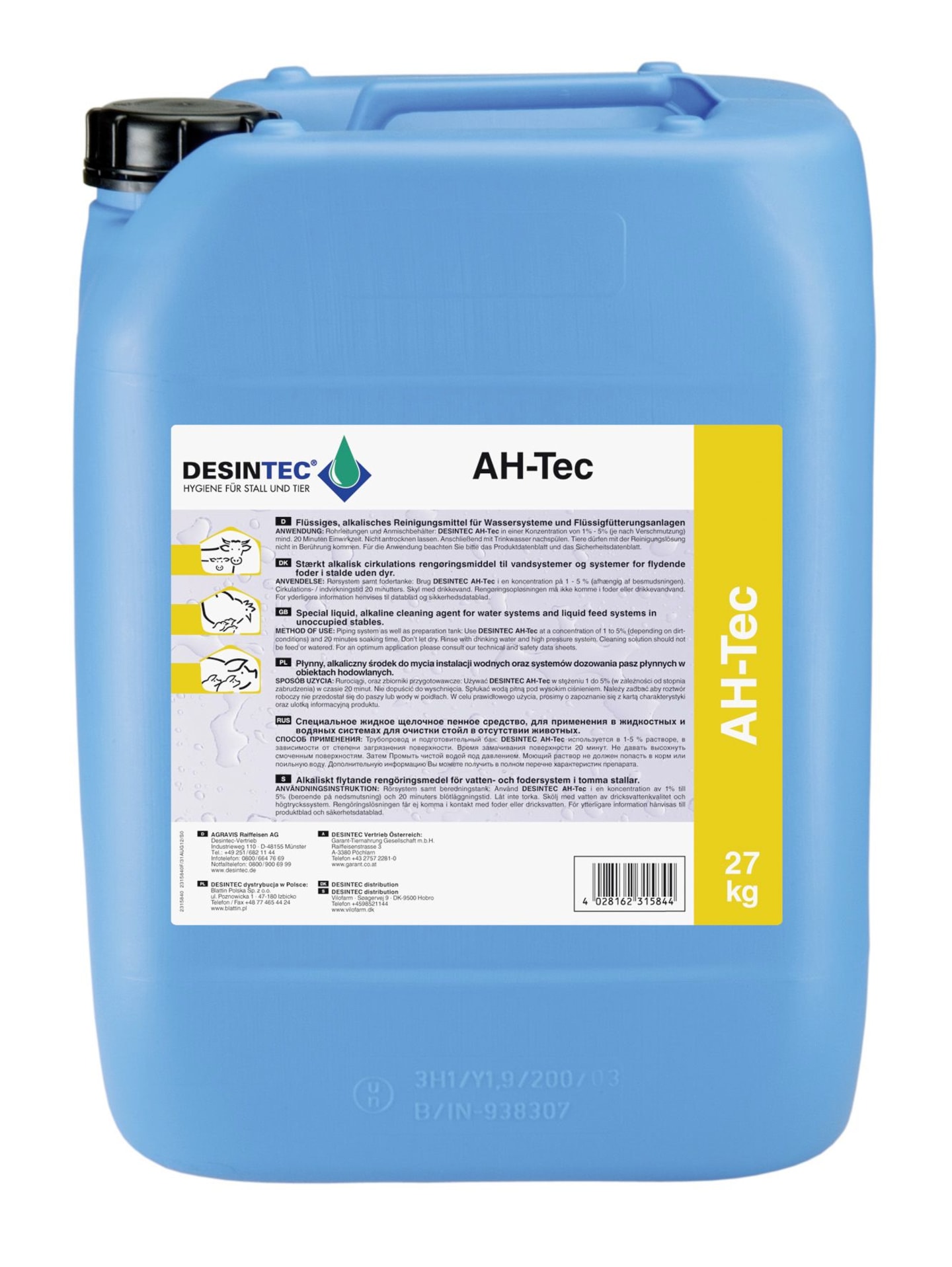 DESINTEC® AH-tec 27 kg Kanister