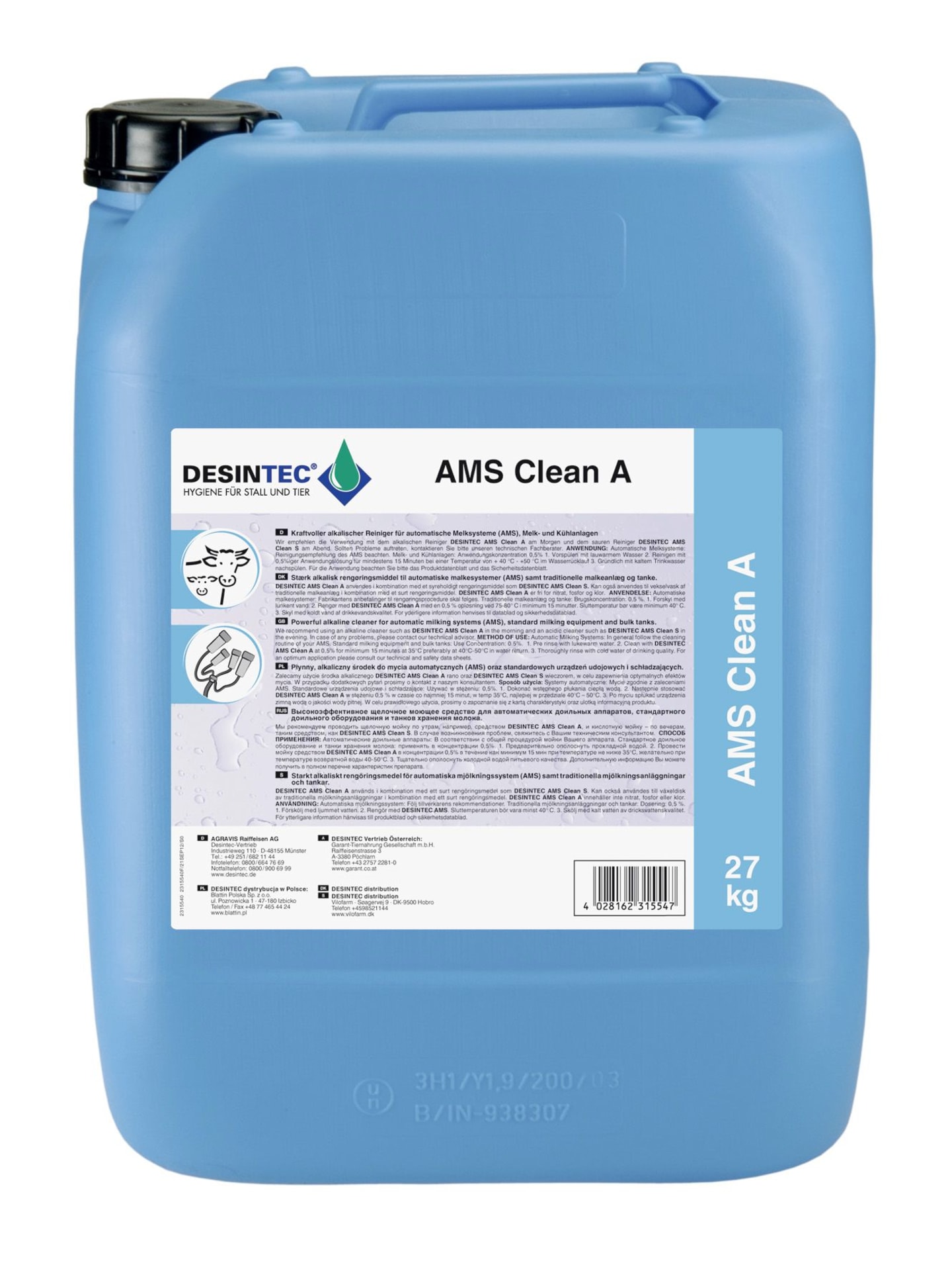 DESINTEC® AMS Clean A 27 kg Kanister