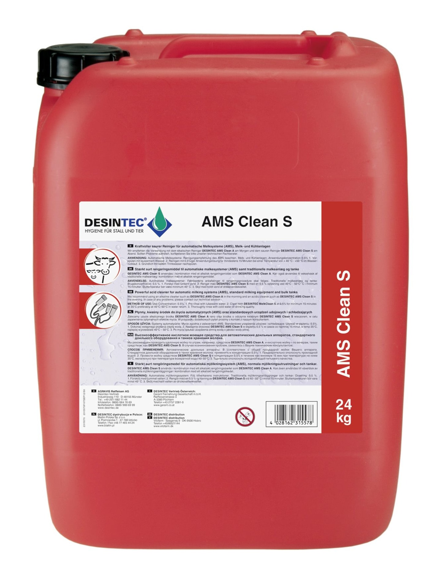 DESINTEC® AMS Clean S 24 kg Kanister