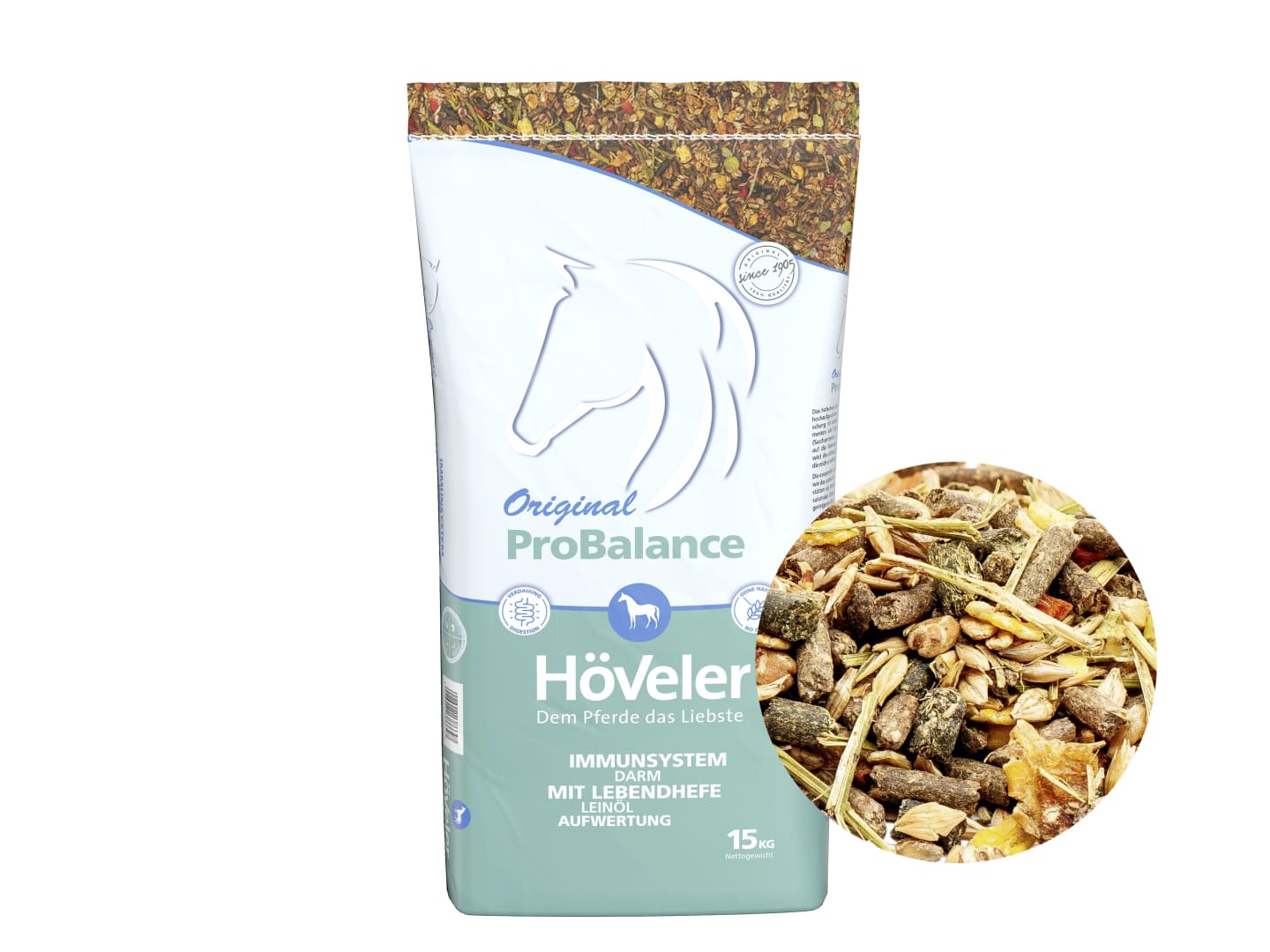 Höveler Pro Balance für Pferde 15 kg Sack