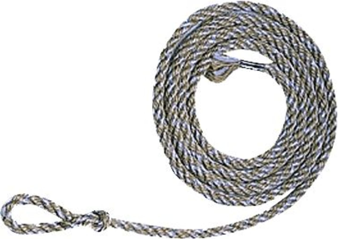KERBL Kälberstrick 180 cm, 8 mm, mit kleiner Schlaufe, Jute-Polypropylen-Mischung