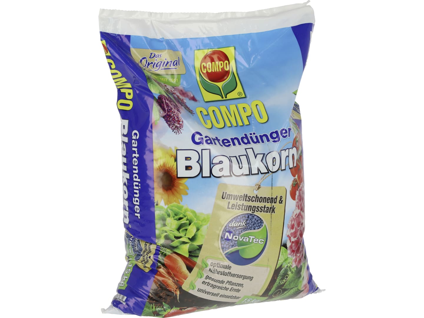 COMPO Gartendünger Blaukorn® NovaTec® NPK(MgO) 14+7+17(+2)