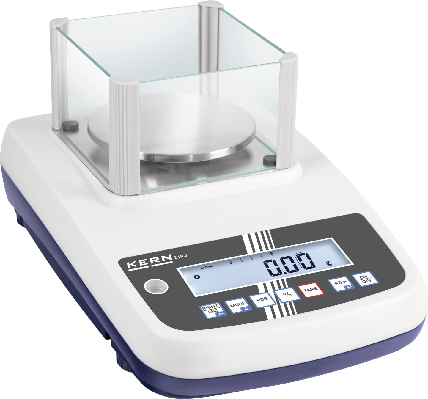 Kern® & Sohn Präzisionswaage "EWJ 600-2M", Wägebereich 0,5 – 600 g, Einteilung 0,01 g, EWJ 600-2M