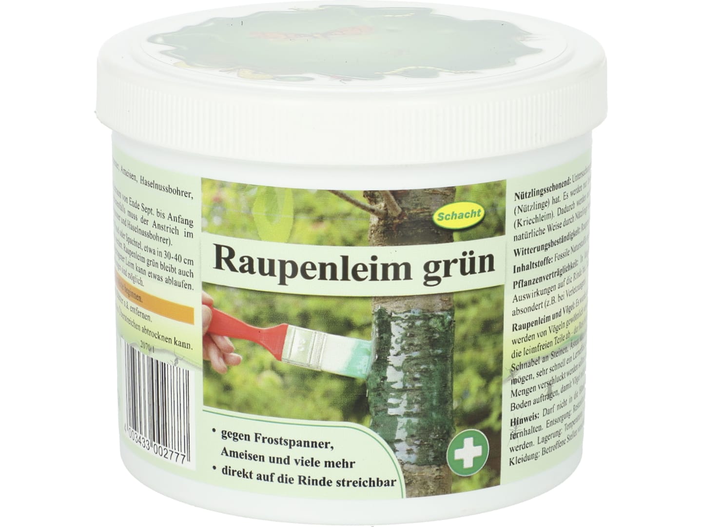 Schacht Raupenleim grün 500 g Dose als Baumschutz Baumleimring zum streichen