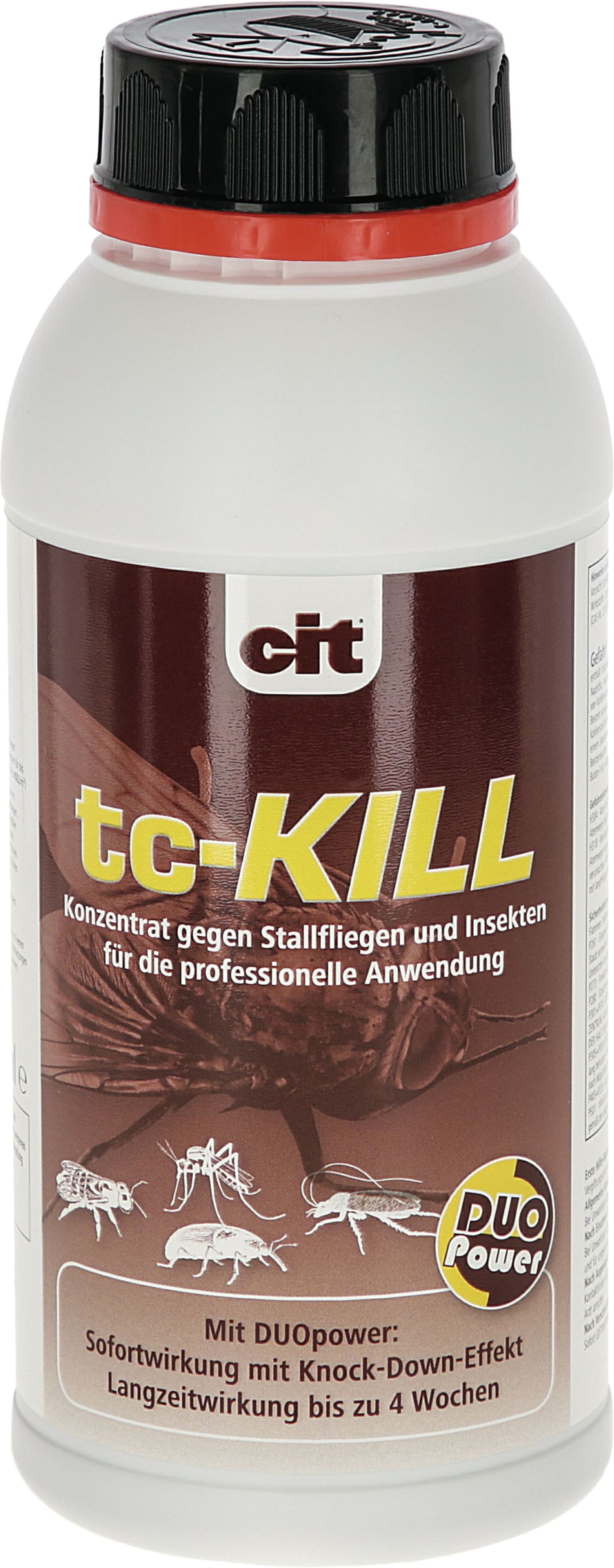 cit® Insektenschutzmittel "tc-KILL" 500 ml Konzentrat, gegen Fliegen, Bremsen, Mücken, kriechendes Ungeziefer, 299751