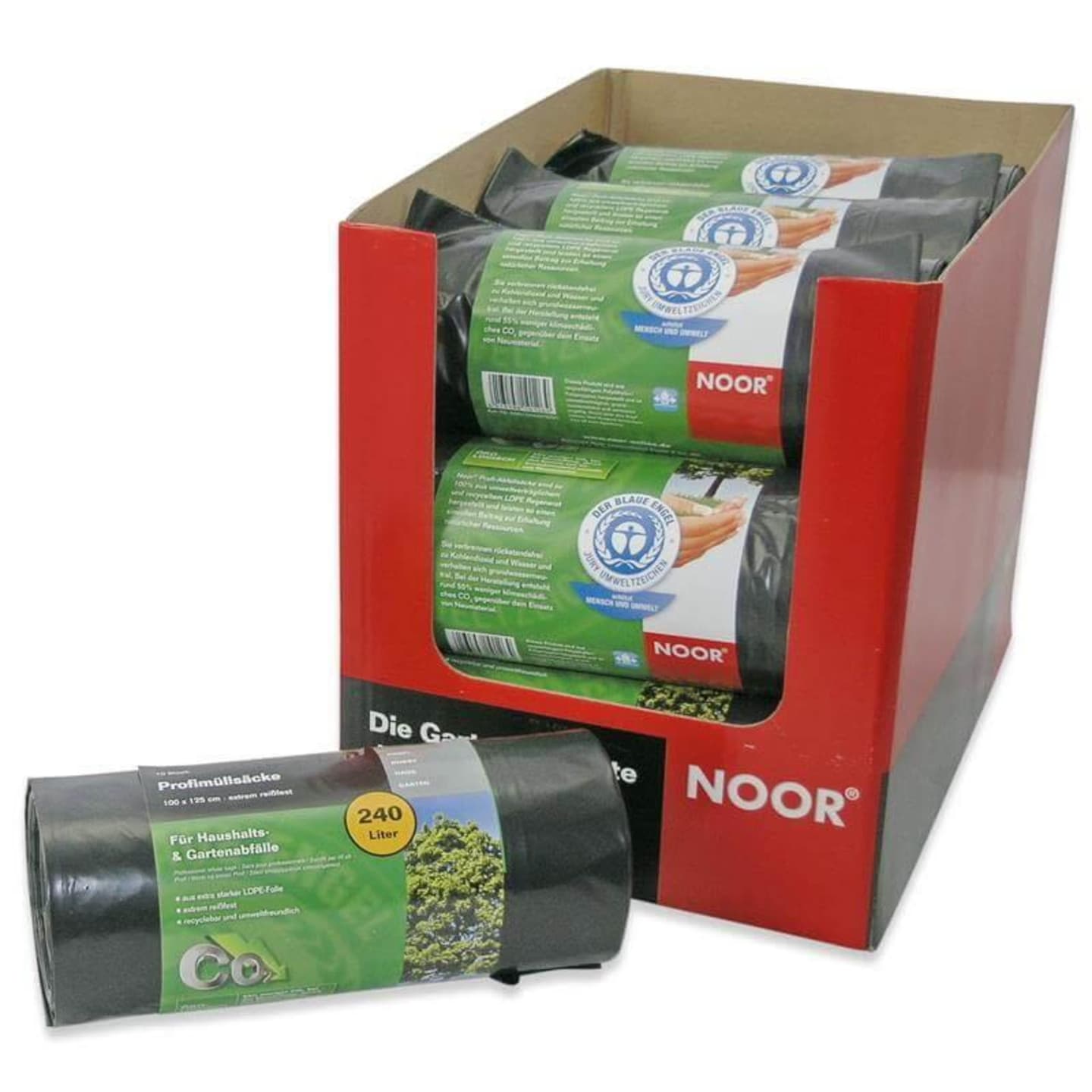 NOOR Profimüllsack Müllbeutel, Abfallsäcke für 240l