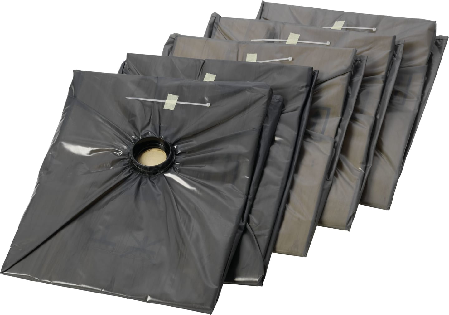 Nilfisk Filtertüte 5 St. Papier, 2-lagig, Foliensack, Verschlussdeckel, für Sauger Attix 300, Staubklasse H, 302001040