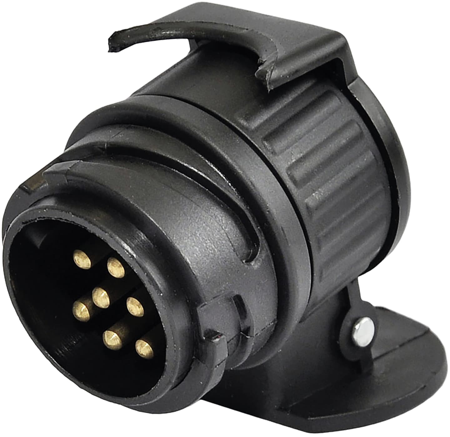 TRAILER POOL Anhänger-Adapter 12 V Stecker 13-polig; Steckdose 7-polig, Länge 50 mm, 014 000 206