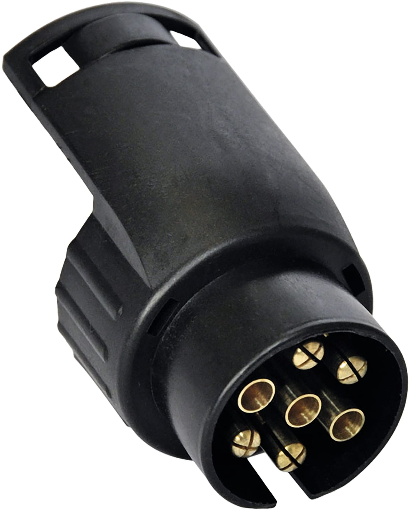 TRAILER POOL Anhänger-Adapter 12 V Stecker 7-polig; Steckdose 13-polig, Länge 45 mm, 014 000 210