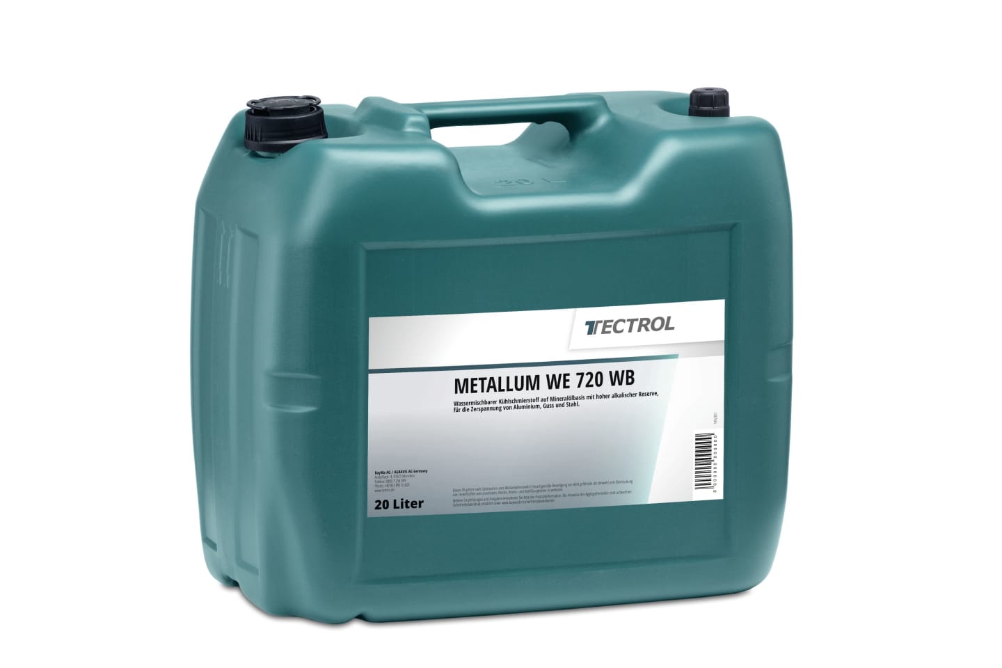 TECTROL METALLUM WE 720 WB Kühlschmierstoff, wassermischbar, Metallbearbeitung