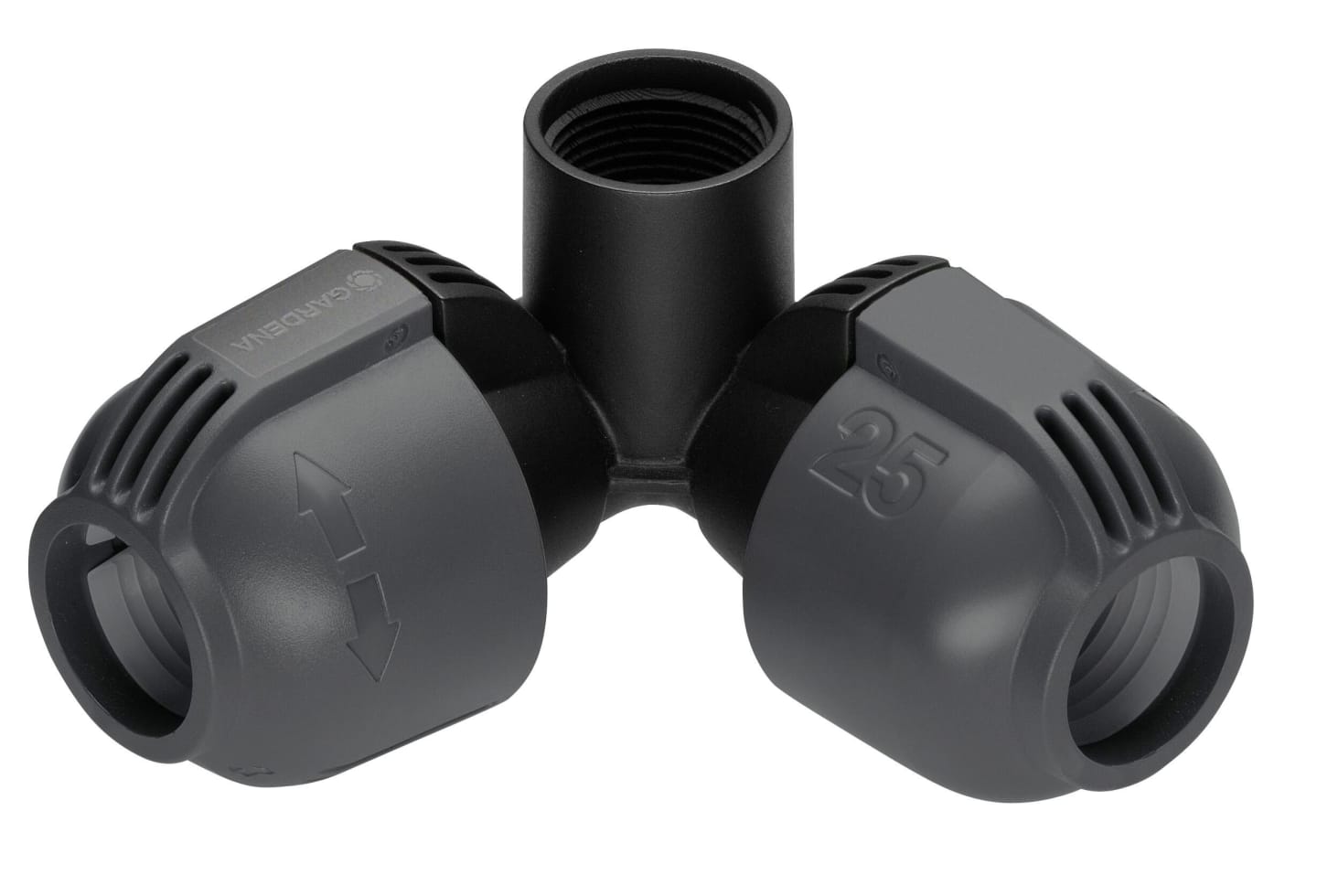 GARDENA Sprinklersystem pro Winkelstück Quick&Easy Länge:115 mm 25 mm x 3/4" IG 02764-20