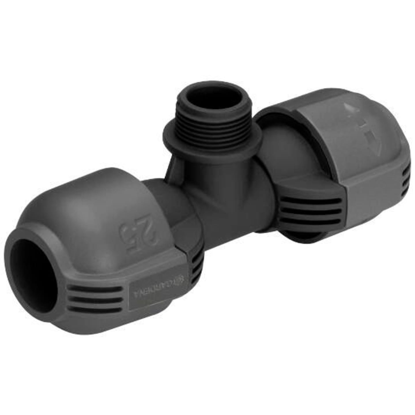 GARDENA Sprinklersystem T-Stück Quick&Easy 25 mm x 3/4" IG 02787-20