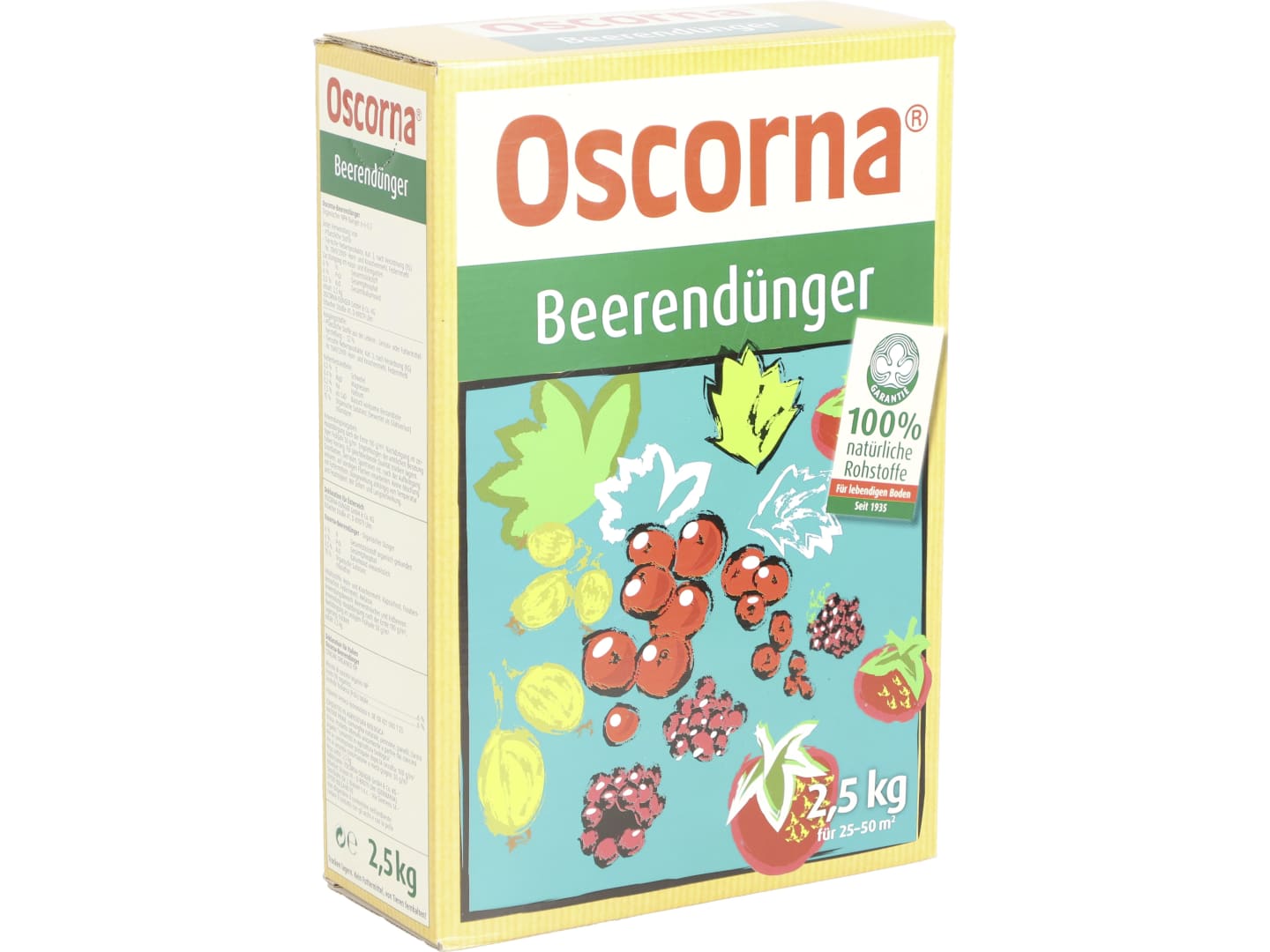 Oscorna® Beerendünger organischer NPK 6+6+0.5 Dünger 2,5 kg Karton
