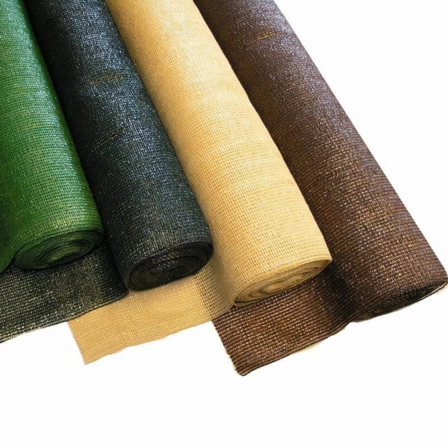 NOOR Schattiernetz dunkelgrün 2 x 10 m Sonnenschutz Schattiergewebe 100%