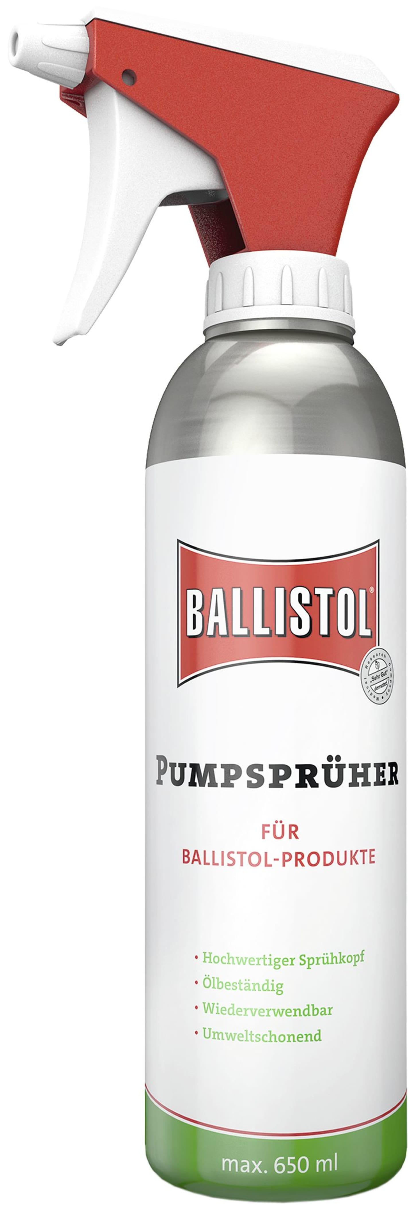 Ballistol® Pumpsprüher mit Sprühkopf, leer, 650 ml, 291198