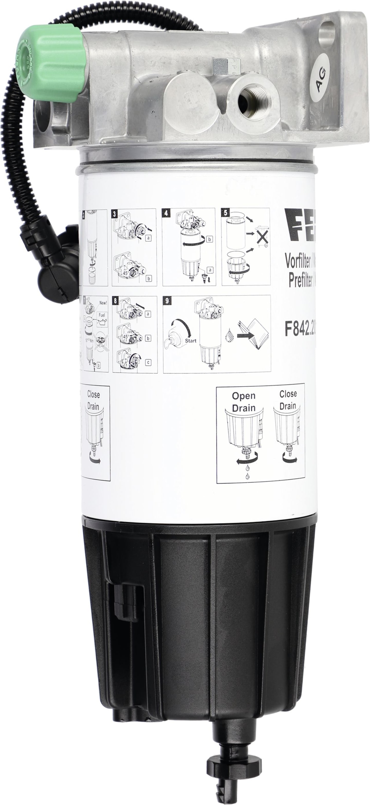 Fendt Kraftstoffvorfilter mit Heizung für Traktor Vario 300, 400, 500, 700, 800, 900, G339202060110