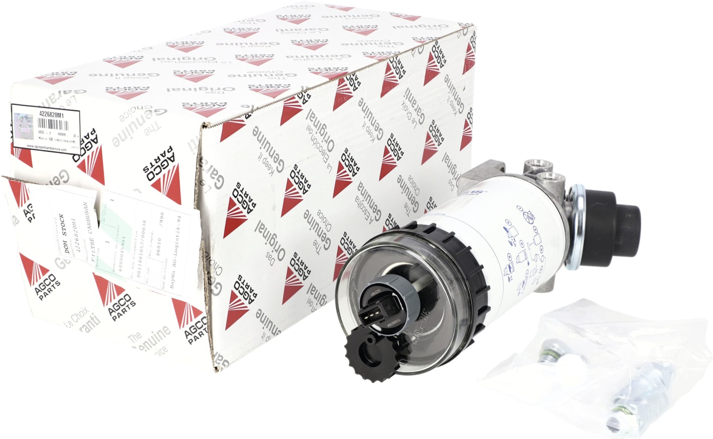 Massey Ferguson Kraftstofffilter für Kraftstoff-Niederdruckanlage MF 5000, 6000, 7000, 4226820M1