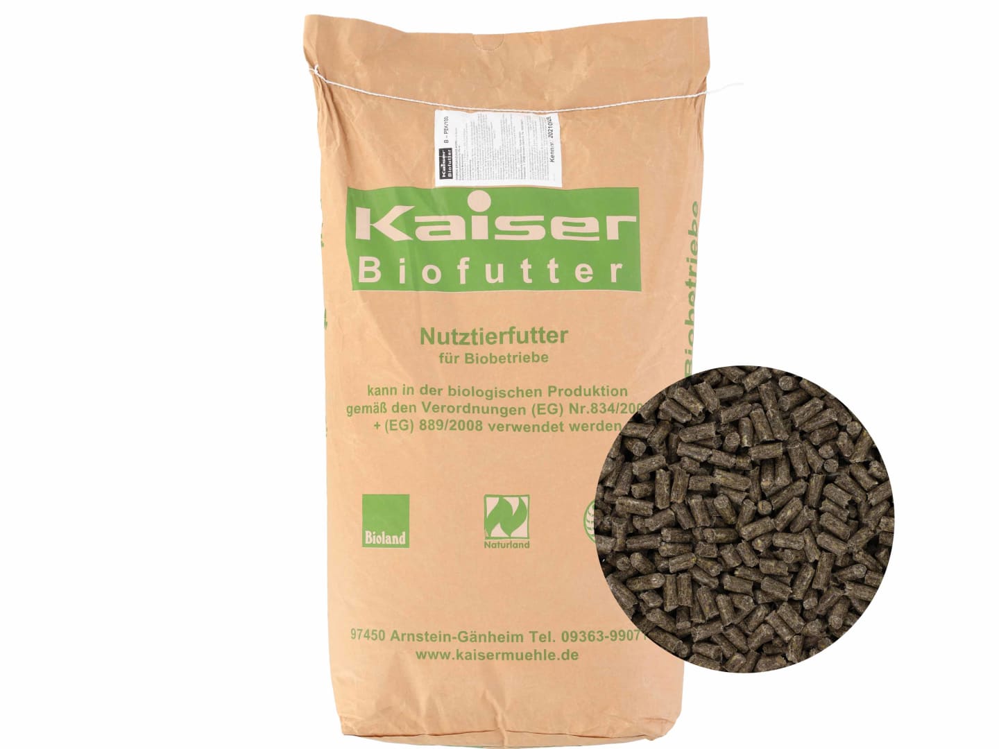 Kaiser B-PEK Kraftfutter für Pferde, für Ökobetriebe geeignetes Pferdefutter