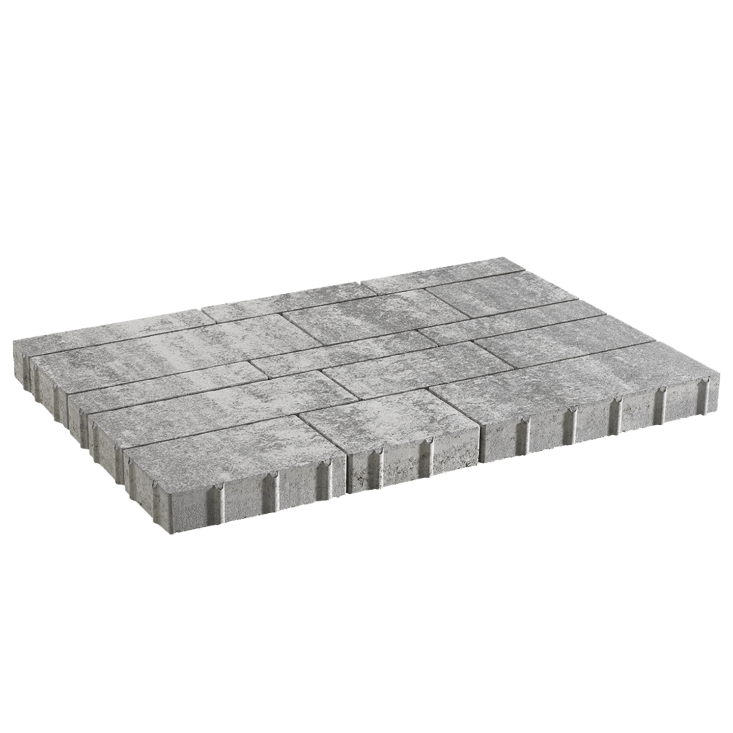 casafino Pflastersteine Beton Aqua Linear, Graugranit nuanciert 8 cm, versickerungsfähig