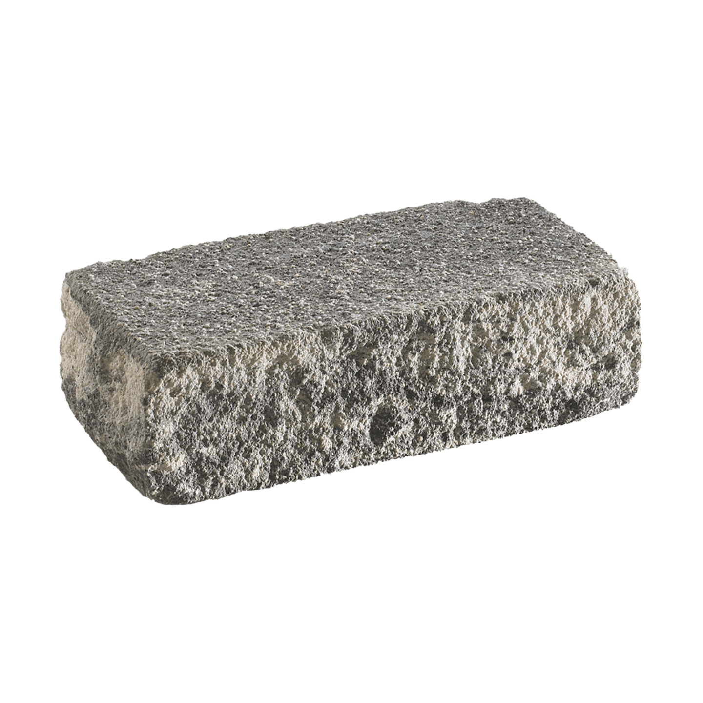 casafino Gartenmauer Beton Bruchsteinmauer XL muschelkalk-nuanciert, Endelement-Abdeckstein, 500 x 250 x 150 mm