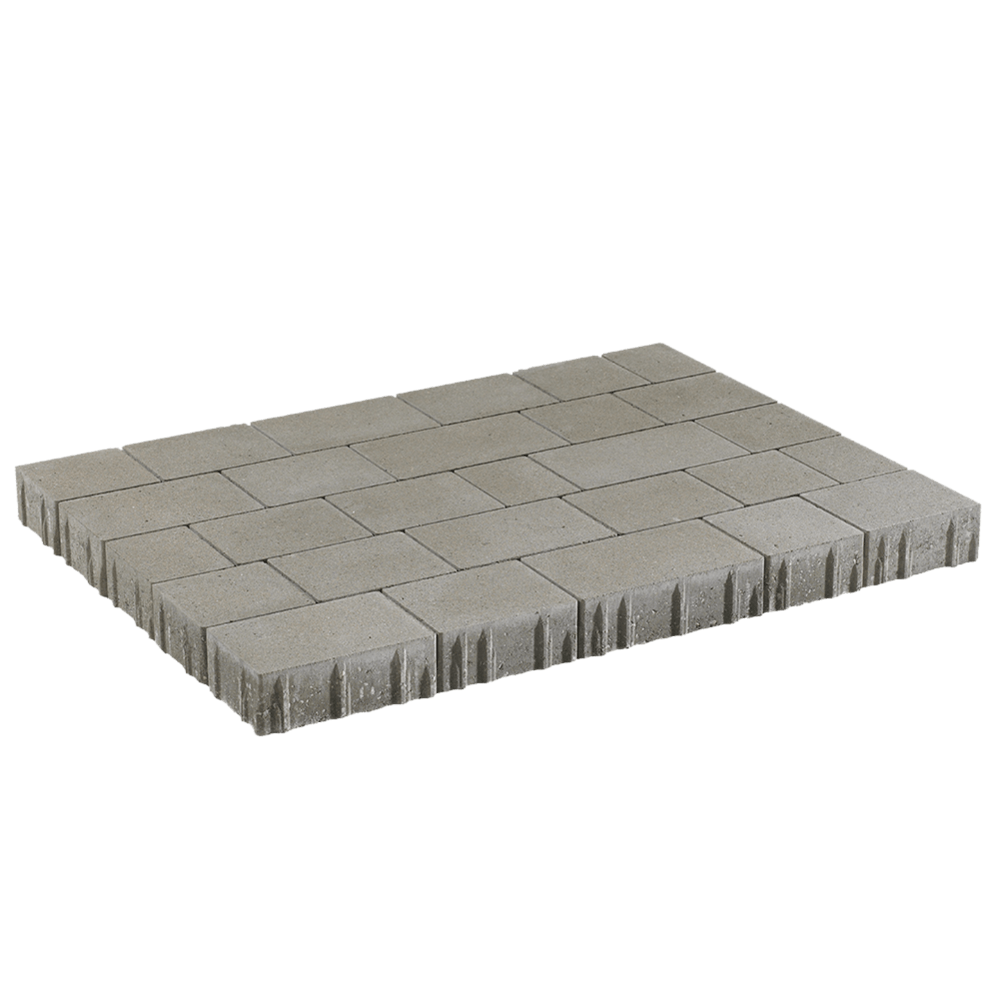 casafino Pflastersteine Beton Gutspflaster Linear, Grau 8 cm, sickerfähig