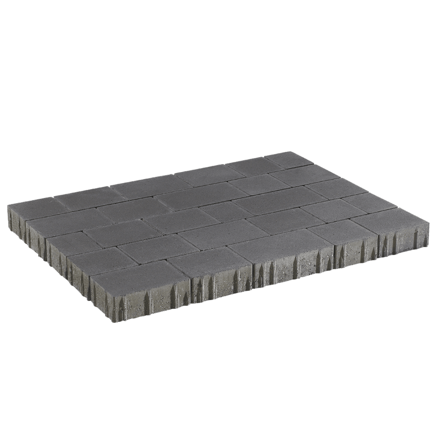 casafino Pflastersteine Beton Gutspflaster Linear, anthrazit 8 cm, sickerfähig