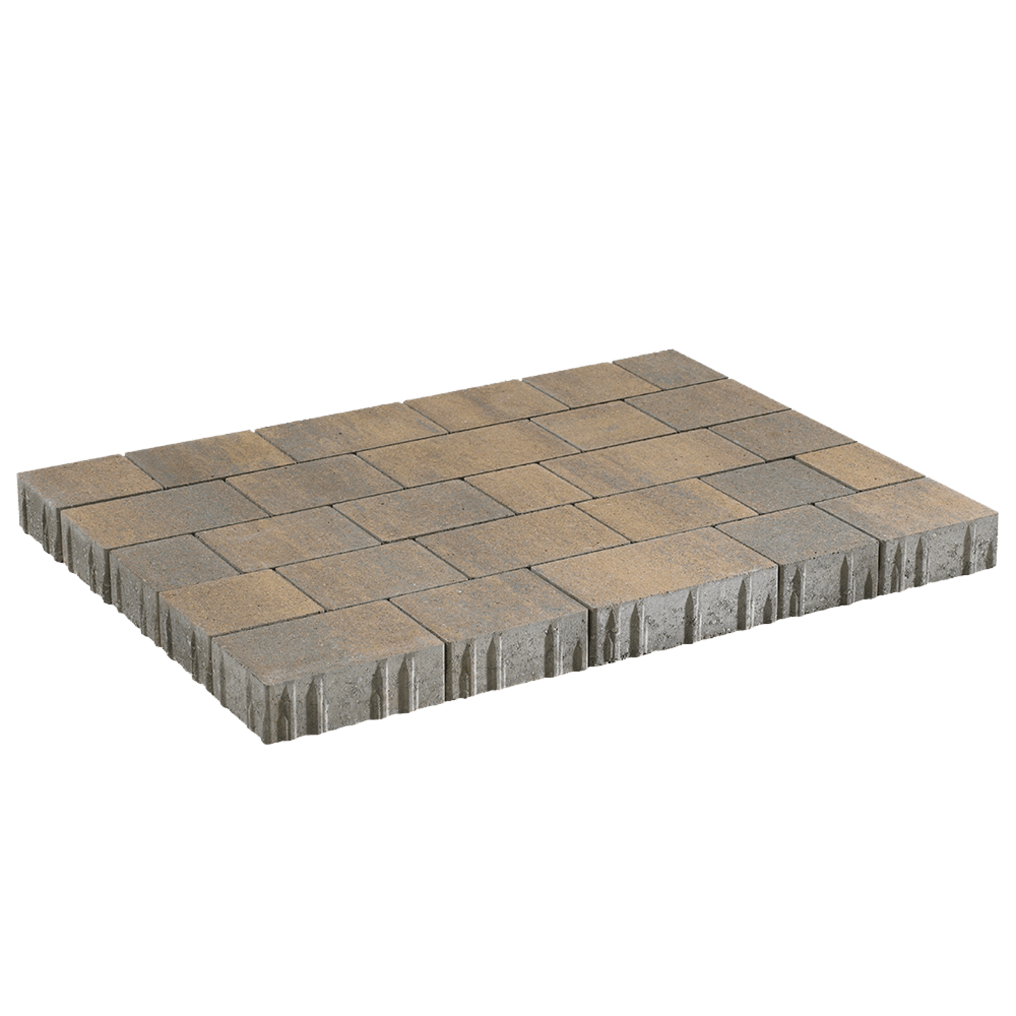 casafino Pflastersteine Beton Gutspflaster Linear, Bernstein 8 cm, sickerfähig