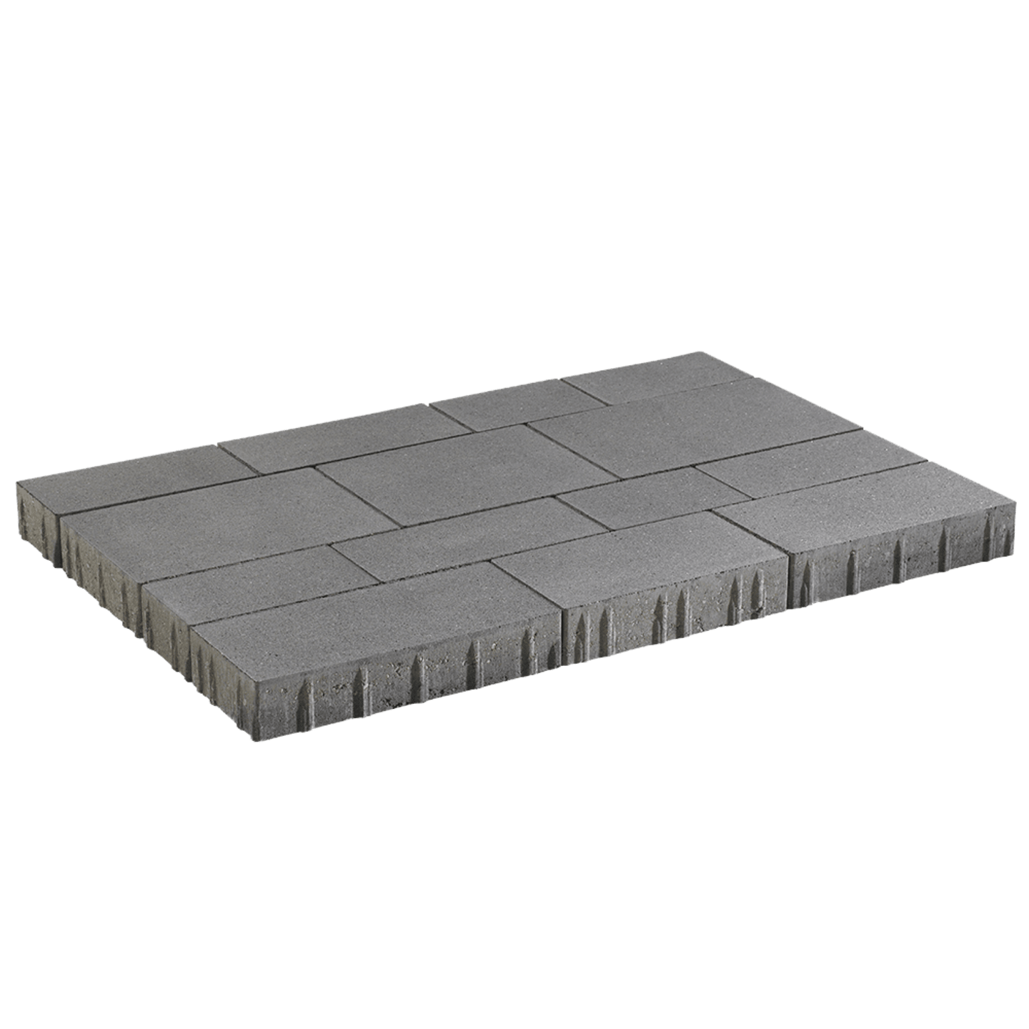 casafino Pflastersteine Beton Domizilpflaster, Dunkelgrau 8 cm, sickerfähig