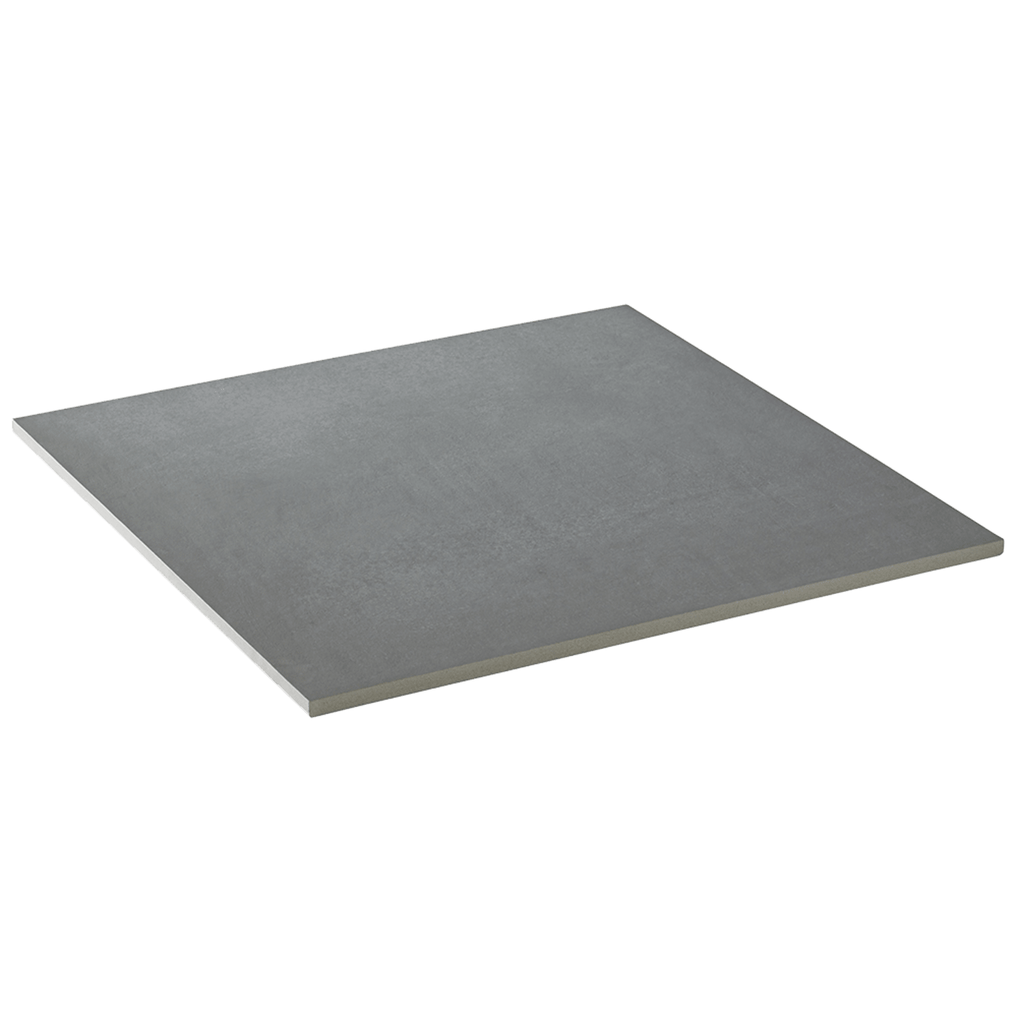 Keramische Terrassenplatte Steinoptik Mittelgrau, 80 x 80 x 2 cm, Sichtbeton mittelgrau 80 x 80 x 2 cm
