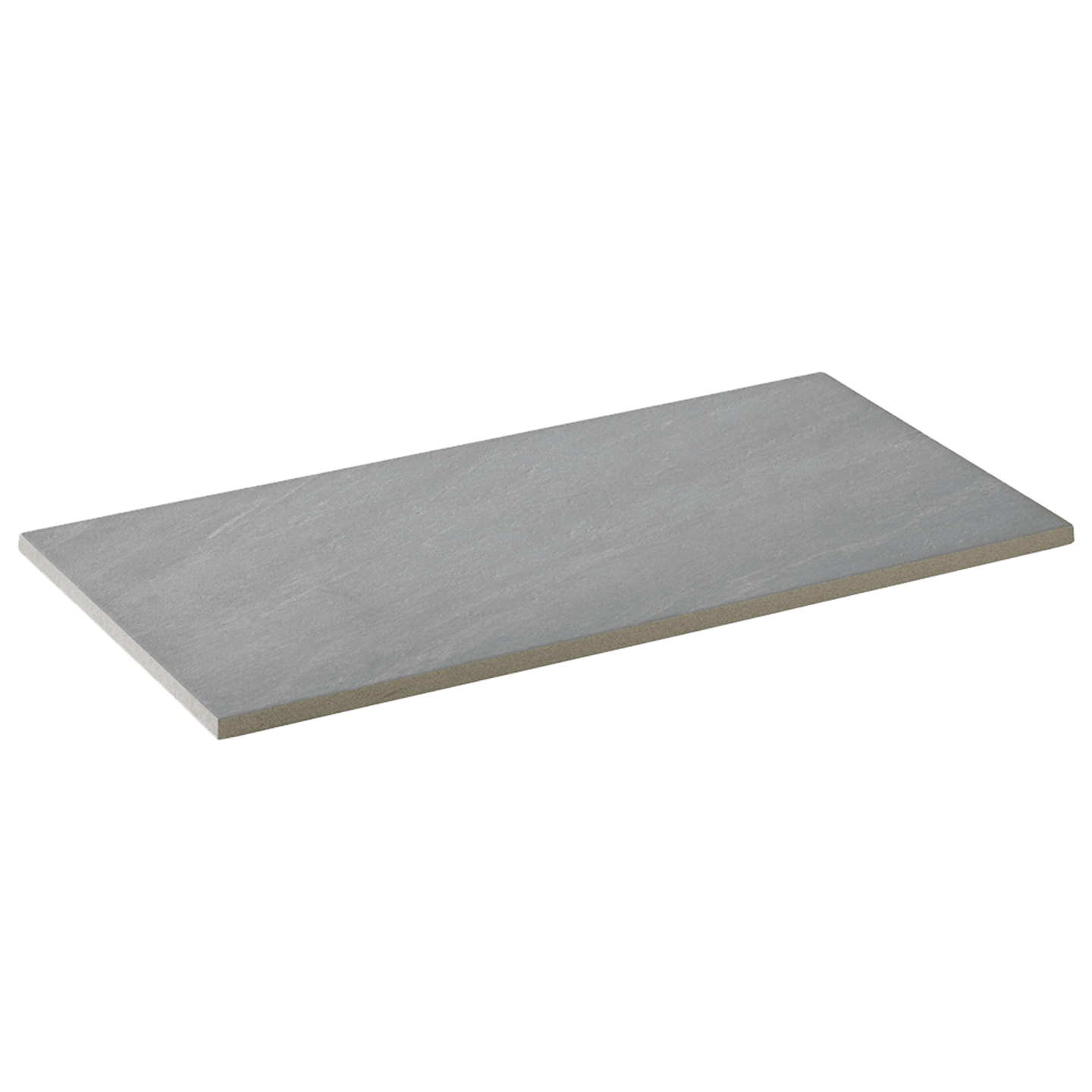 casafino Keramik Terrassenplatte Serie Stein, schiefergrau 80 x 40 x 2 cm