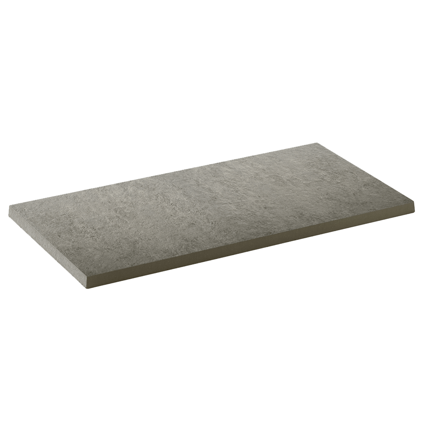 casafino Keramik PLUS Terrassenplatte Serie Stein, grau-weiß nuanciert, 80 x 40 x 3 cm