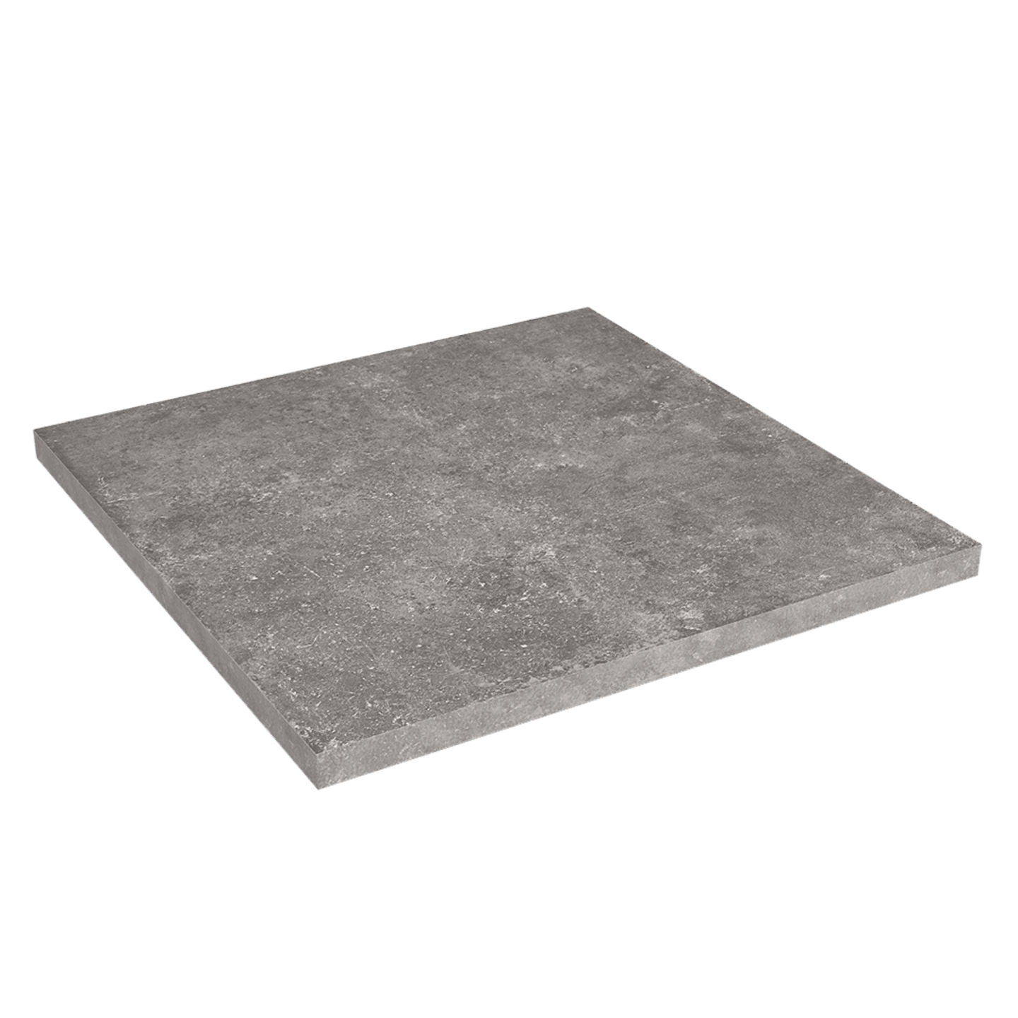 casafino Keramik PLUS Terrassenplatte Serie Retro, grau-marmoriert, 60 x 60 x 3 cm